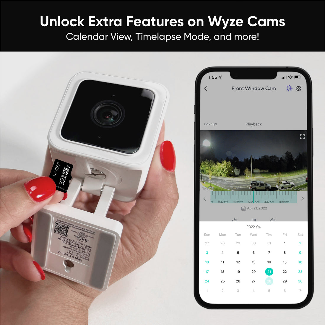 Wyze Micro SD Card 128GB and 32GB Wyze Global